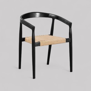 Contemporain Robuste Fiable Construction à ossature en bois massif Imperméable Écologique Durable Fauteuil en teck lourd Rotin en osier - Product Image 5