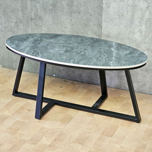 Sofá Elip Decorativo Moderno con Tapa de Piedra y Patas de Acero (TT68209) - Product Image 4