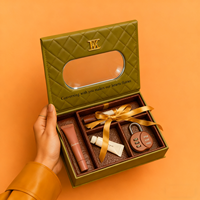 Boîte d'emballage rigide en relief de qualité supérieure pour parfums, soins de la peau, matériaux recyclés, boîte cosmétique de luxe, couleurs vives, conception personnalisée