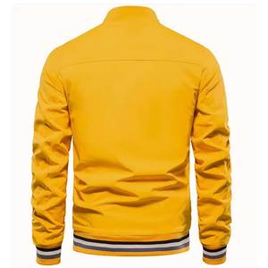 Chaqueta Bomber de Alta Calidad para Hombre, Nueva Llegada, OEM ODM, Chaqueta Cortavientos Personalizada para Jóvenes - Product Image 3