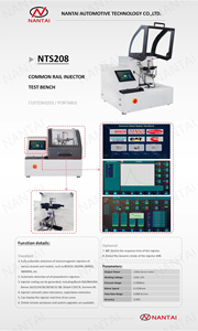 Máquina de Prueba de Inyectores Electromagnéticos NANTAI Factory Eps207 para Inyectores Diésel Common Rail de Banco EPS208 NTS208, 1 Año, 99% de Precisión - Product Image 6