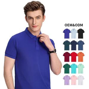 Polo de bordado personalizado para hombre, estilo de ropa de trabajo profesional disponible a granel con opciones de logotipo personalizado - Product Image 4