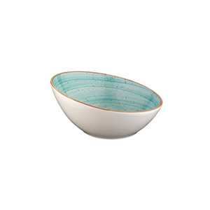 Bol de service en porcelaine premium Bonna Aqua Vanta 18 cm 450 cc, design moderne, passe au lave-vaisselle, idéal pour les fêtes - Product Image 1