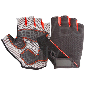 Vente chaude Unisexe PU Demi-Doigt Gants De Cyclisme Couleur Personnalisée Anti-Transpiration Respirant Équipement De Sport En Gros De Ville Fabriqué - Product Image 5