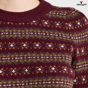 Pull en laine/cachemire respirant à manches longues surdimensionné pour femmes, décontracté, automne, très populaire, en vente - Product Image 6