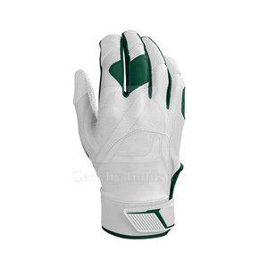 Wholesale Pakistan Best Quality Leather Baseball Batting Gloves Comfortable Breathable Quick-Dry Lightweight Customized Logo - Product Image 3