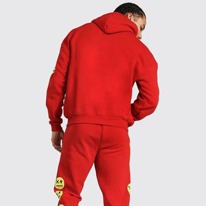 Ventes en gros de survêtements personnalisés de 450 à 500 g/m², sweat-shirts et pantalons de survêtement amples et décontractés, ensembles de survêtements streetwear pour hommes - Product Image 4