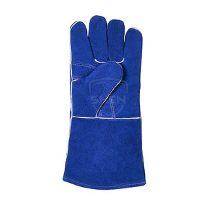 Gants de travail de sécurité de haute qualité, vente chaude, prix d'usine, service OEM, gants de soudage, vêtements de sécurité fabriqués au Pakistan - Product Image 2