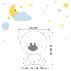 Lampada LED a forma di orsetto per bambini (GSC 202800010) - Product Image 4