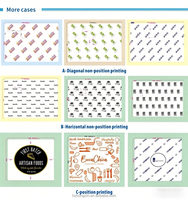 Papier de soie noir imprimé personnalisé, directement de l'usine, pour l'emballage de vêtements et de produits de soin avec logo