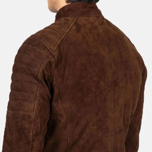 แจ็กเก็ตหนังผู้ชายแบบพอดีตัวใส่สบายแจ็กเก็ตหนังแฟชั่นสำหรับผู้ชาย - Product Image 5