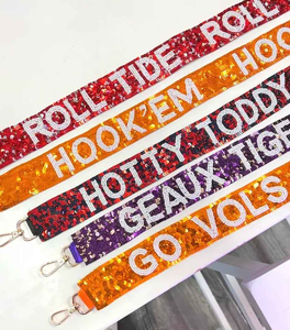 Beaded Gameday <b>Purse</b> Strap <b>Red</b> Use to Lady Bags premium quality Style And Unique Design For Girls - Product Image 1