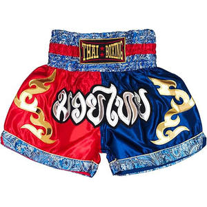 Muay Thai Trunks pour Hommes MMA Kick Boxing Shorts avec Sublimation Broderie Applique Logo Personnalisé Fabricant OEM Prix Pas Cher - Product Image 3