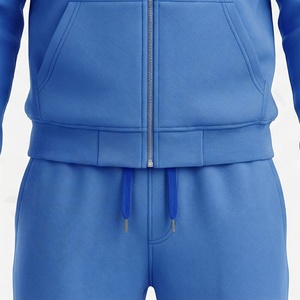 Ensemble de survêtement décontracté unisexe de sport personnalisé de qualité supérieure, 2 pièces, shorts, survêtement de jogging, ensemble de fitness athlétique pour la course à pied - Product Image 5