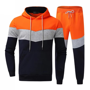 Chándal Deportivo Personalizado Estampado Informal de Alta Calidad para Hombre, con Capucha, de Invierno, de 2 Piezas, Sudadera Completa, para Gimnasio, Correr, 100% Algodón Felpa - Product Image 1