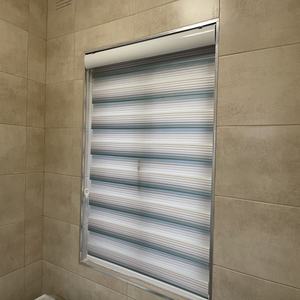 best price pleated fabric zebra <b>shade</b> dual layer curtain double layer day and night modern <b>shade</b> roller blind office home villa - Product Image 3