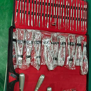 Kit de Instrumentos de Cirugía Dental Oral, Elevadores de Extracción, Fórceps Manuales de Acero Inoxidable, Certificación CE, 61 Piezas, por SurgiRight - Product Image 6