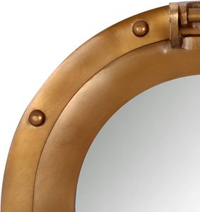 Ojo de buey de latón antiguo Forma redonda Diseño elegante Último lujo Único Estándar Ojo de buey Color dorado Chapado brillante Suministro marino - Product Image 5