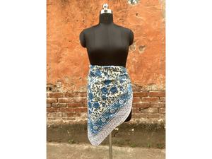 Venta al por mayor de lujo 100% algodón indio bloque impreso Hijab bufanda chal último diseño ancho mujer algodón estola forma cuadrada W - Product Image 5