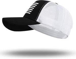 หมวกเบสบอลพิมพ์ลายแบบวินเทจ หมวกคาวบอยทรงนิ่ม หมวกทรัคเกอร์ลายธงชาติอเมริกัน หมวกเบสบอลปักโลโก้หรือตัวอักษรตามสั่ง - Product Image 4