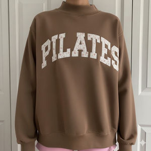 Top Holgado Informal de Invierno con Cuello Alto para Mujer, Transpirable, Suave, Estilo Urbano Minimalista para un Uso Diario Cómodo - Product Image 3