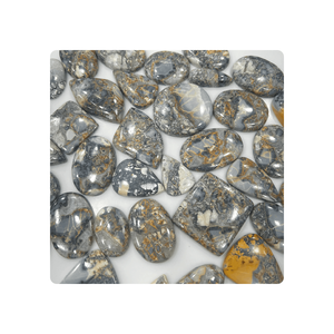 หินแจสเพอร์อัญมณีทรงหลังเบี้ยขนาด20-50มม. ทำจากหินอัญมณีธรรมชาติแท้จำนวนมาก - Product Image 2