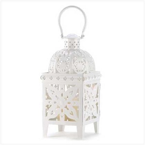 Último estilo para boda y fiesta de compromiso linterna de vela de Metal para decoración del hogar forma de tamaño personalizado recubierto de plata y blanco - Product Image 6