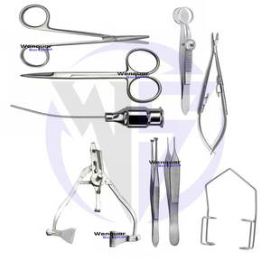 Juego de Cirugía Ocular General de 9 Piezas, Instrumentos Veterinarios Manuales de Acero Inoxidable, Último Diseño 2026, Fabricado por Wenquar - Product Image 5