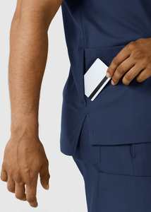 2025 Logo personnalisé soins de santé gommages uniformes ensembles été hôpital soins infirmiers gommages pour hommes - Product Image 5