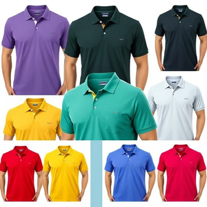 Camisetas Polo de Algodón Piqué para Hombre, 180-200 GSM, Duraderas, Corte Relajado, Personalizables, Calidad OEM al por Mayor - Product Image 4