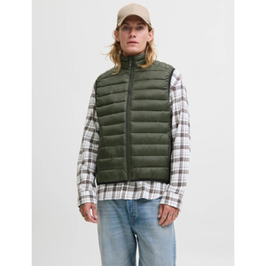 Chaleco Acolchado Ligero para Hombre, Chaqueta de Invierno Económica, Chaleco Informal Ligero para Exteriores, Chaleco Plegable - Product Image 3