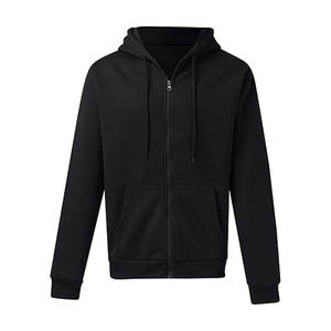 Sweats à capuche pour hommes et femmes de haute qualité tenue en coton de mode fermeture éclair complète pour l'impression de Logo personnalisable d'hiver - Product Image 1