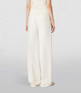 100% High Quality Latest Design Solid Plain Color Flare Toiler <b>Trouser</b> For Women's Fashionable Stylish Wool Material <b>Trouser</b> - Product Image 5