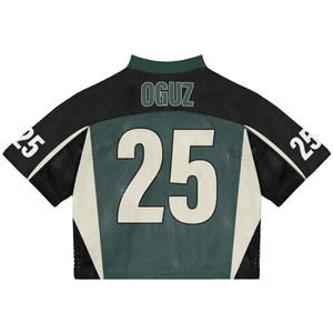 Ropa de calle de calidad superior, ropa de fútbol americano sublimada de malla, camisetas de fútbol americano de malla Boxy Fit, ropa deportiva - Product Image 4