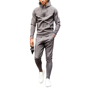 New Fit Sizing Men Sweat Suits Custom Logo Two Pieces Tracksuit Men Spedo fabric Regular Gsm Sweat Suits Custom logo <b>Track</b> Suits - Product Image 6