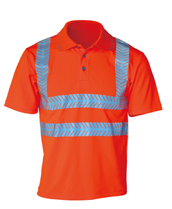 Chemises polo de sécurité à bandes réfléchissantes 3M, vêtements de travail réfléchissants, hauts de travail à manches courtes - Product Image 3