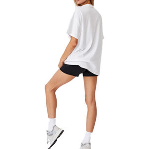 เสื้อยืดพิมพ์ลายเสื้อยืดพิมพ์ลายเสื้อยืดพิมพ์ลายเฮฟวีเวตเสื้อถักแบบเรียบ - Product Image 4