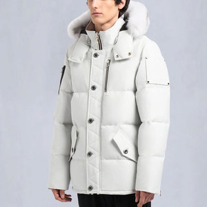 Fashion Streetwear Outdoor Winter Custom Logo Stand Cloler With Hood High Quality Men Bubble Bomber puffer <b>jacket</b> winter <b>jacket</b> - Product Image 4