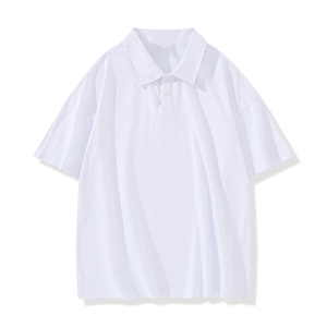 Polo unisexe ample à manches courtes en pur coton, personnalisable avec logo, prix usine Chine, du Bangladesh - Product Image 3