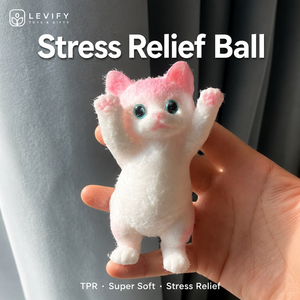Giocattolo Squishy Gatto Neinei Kawaii, Super Morbido, a Lenta Risalita, in TPR, Antistress, Realistico, a Forma di Gattino, Giocattolo Antistress, Vendita all'Ingrosso, OEM - Product Image 4