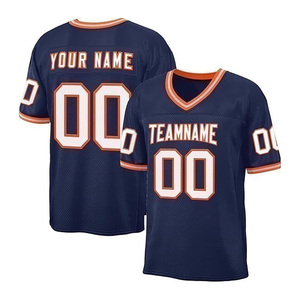 Mejor fabricante de nuevo diseño de tamaño adulto de fútbol americano Jersey transpirable al por mayor Jersey con mangas cortas - Product Image 1