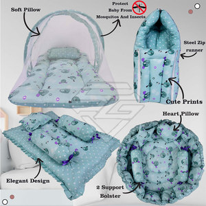 Chất lượng cao bé bedding <span class=keywords><strong>Set</strong></span> với cotton & sợi tre Quilt tấm gối Cover chăn & Bumper cho trẻ sơ sinh bé ngủ - Product Image 2