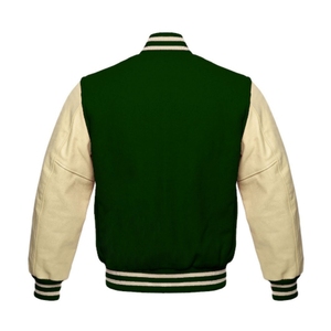 Brand New Custom Logo Embroidery <b>Patches</b> Windproof Letterman Baseball Leather Sleeve CollegeBaseballjacket for men - Product Image 2