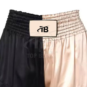 Venta al por mayor 2025 pantalones cortos de boxeo deportivos personalizados 100% poliéster cintura media patrón sólido ropa deportiva a granel para la venta en línea - Product Image 6