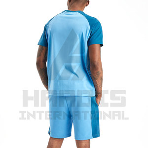 Top venta de los hombres Twin Set Algodón Poliéster Transpirable Secado rápido Mangas cortas Tamaño adulto Hombres Twin Set Precio bajo con personalizado - Product Image 6