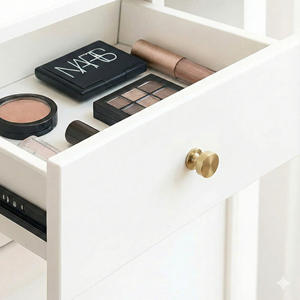 Modern Brass <b>T</b> <b>Bar</b> Cabinet Knobs Eco-Friendly Hotel Use Gold Silver Drawer Pulls Kitchen Cupboard <b>Door</b> <b>Handles</b> Furniture - Product Image 6