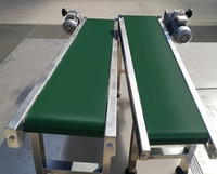Zonlichtbestendige, op maat gemaakte, food-grade PVC transportband met dubbele laag en verstelbare snelheid voor de verwerking en transport van fruit en vis.