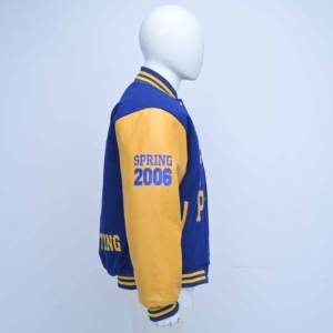 Blousons universitaires d'automne unisexes en satin imprimé patchwork, personnalisables, respirants, de haute qualité, pour l'extérieur, vente en gros, OEM - Product Image 3