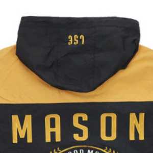 Veste en polaire Mason personnalisable unisexe, mélange de polyester, logo brodé sur le devant, le dos et les manches, imperméable, coupe-vent, respirante - Product Image 6