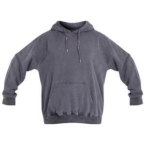 Sweat à capuche décontracté pour femme, design personnalisé, délavé à l'acide, épaules tombantes, streetwear pour l'hiver, vente en gros de sweats à capuche délavés à l'acide - Product Image 6